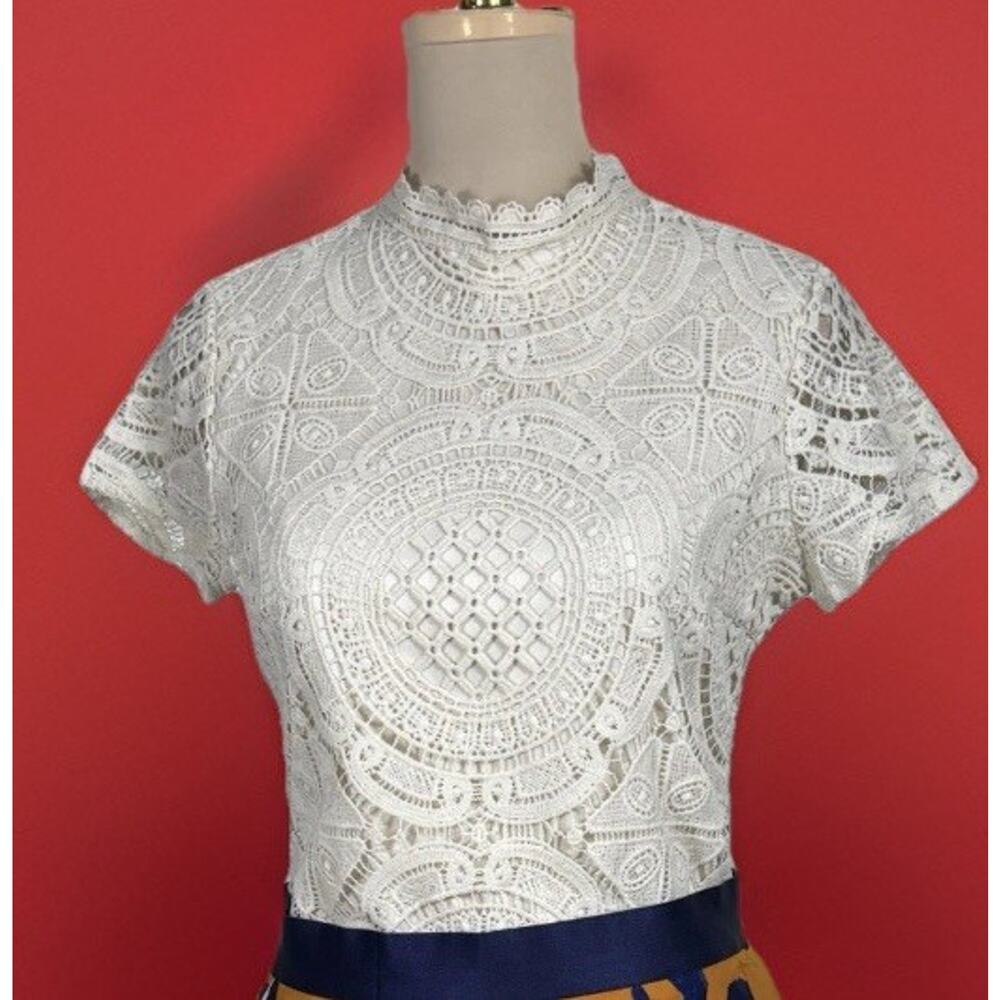 Victorian Inspired Ivory Lace Top | Cottagecore Boho | Romantic Garden Party
